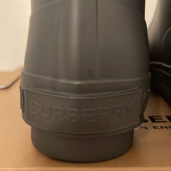 Vintage Check Neoprene Rubber Rain Boots Size 41 - Picture 7 of 14